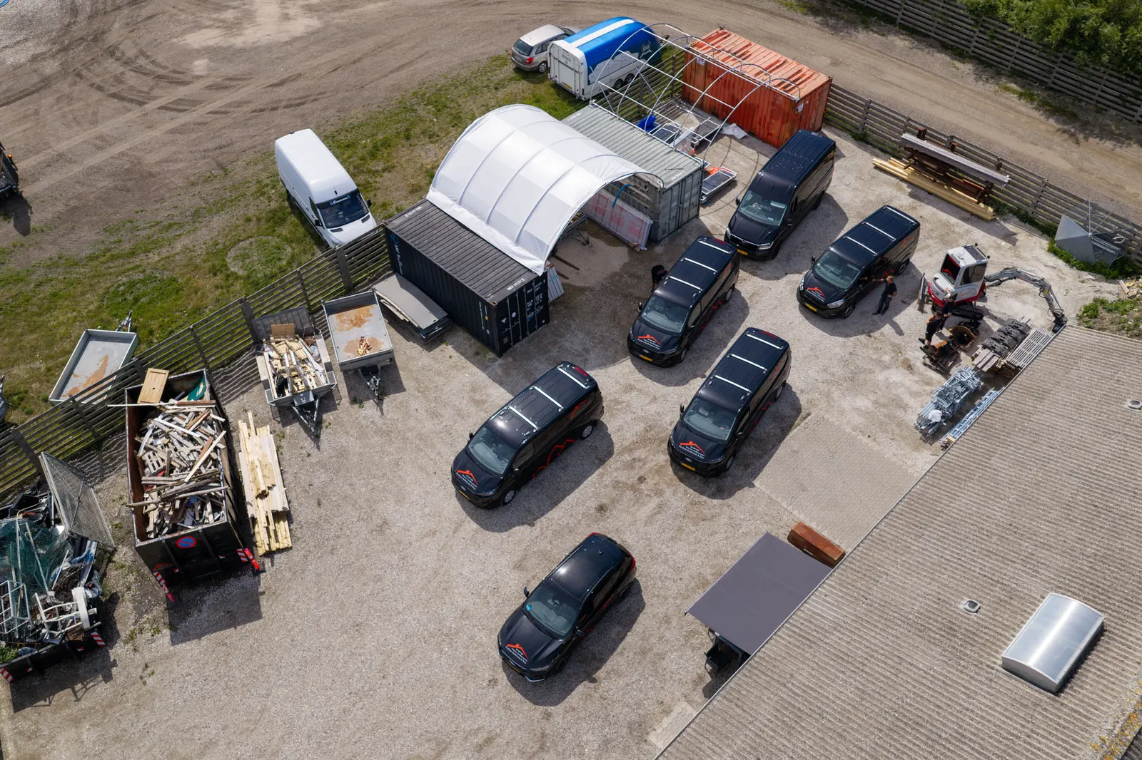 Vognpark, hold og maskiner hos Preben Andersen & Søn